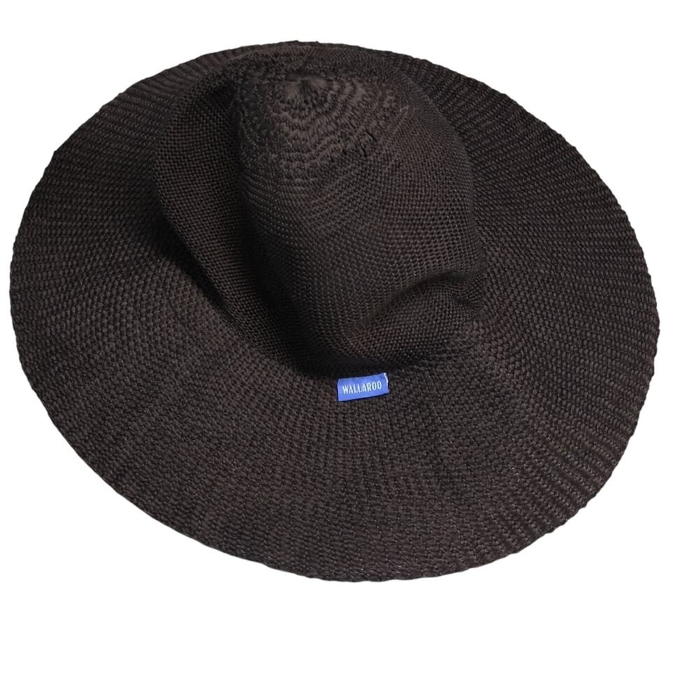 Wallaroo Victoria Floppy Wide Brim Sun Hat in Chocolate Brown Size OS
